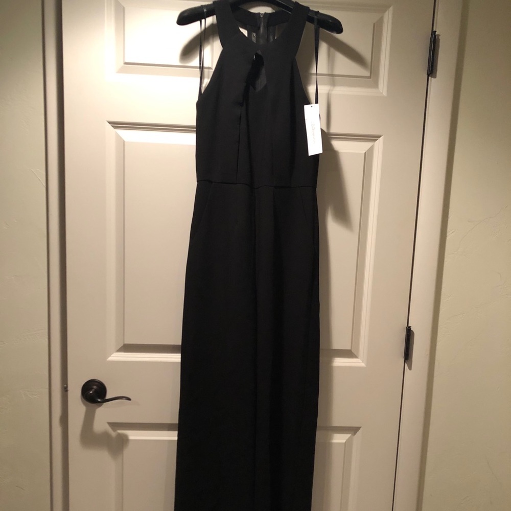 BCBGeneration Black Wide-Leg Jumpsuit